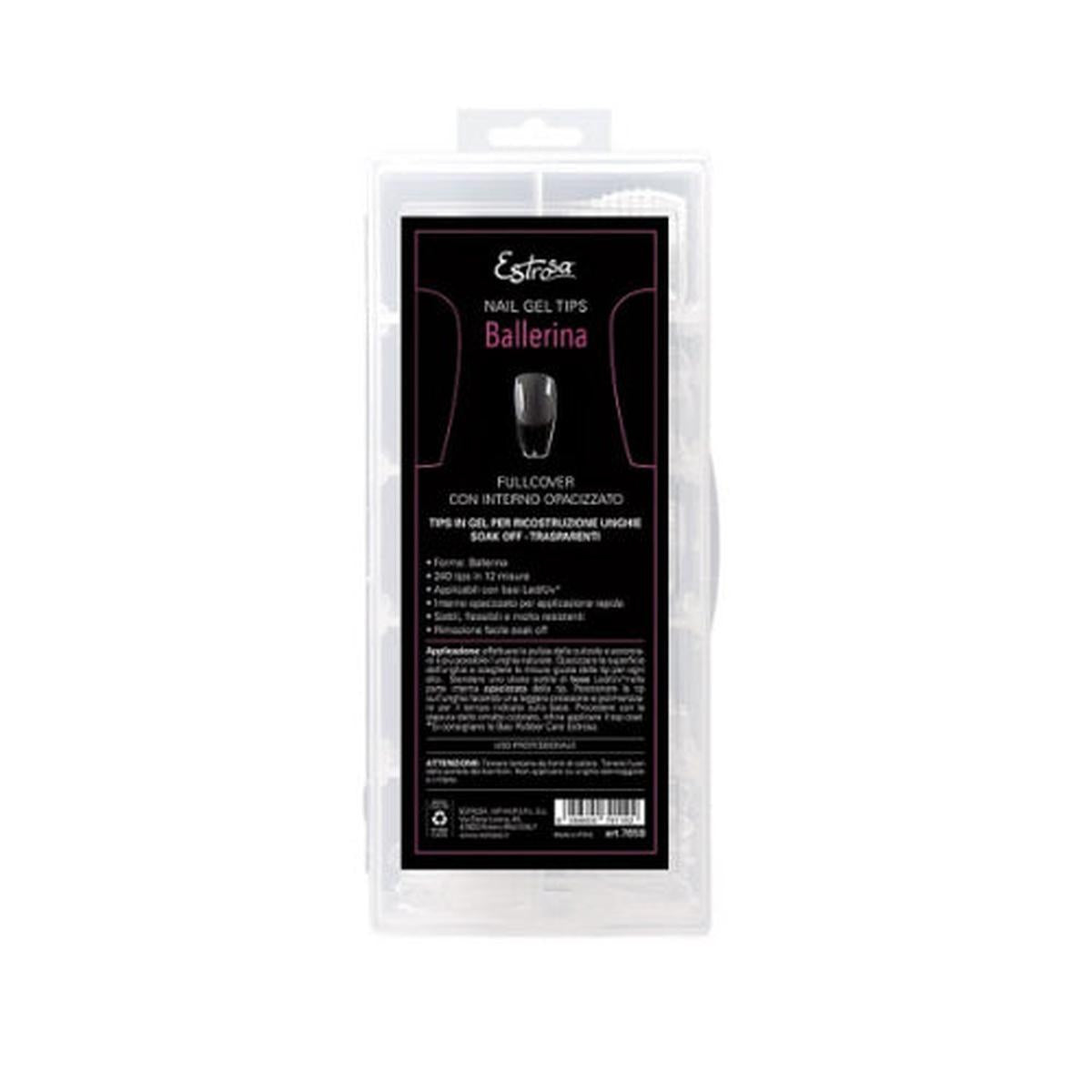 Nail gel Tips ballerina 240 pz