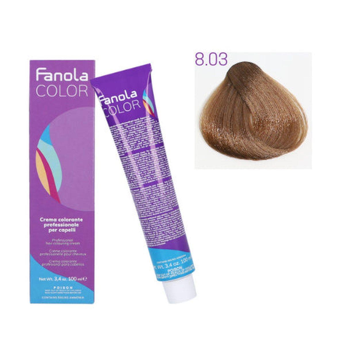 Tinta - Fanola color 8.03 100 ml