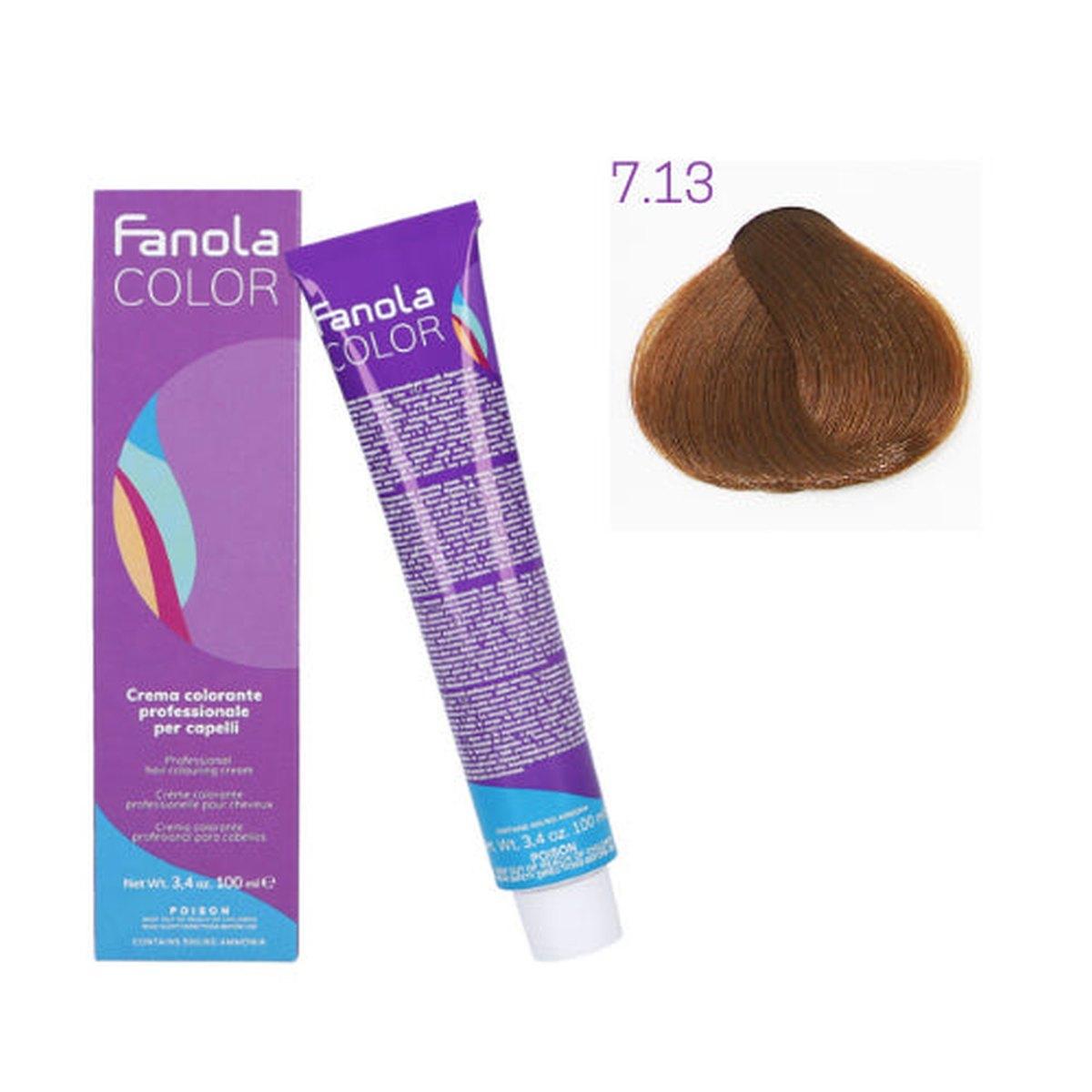 Tinta - Fanola color 7.13 100 ml