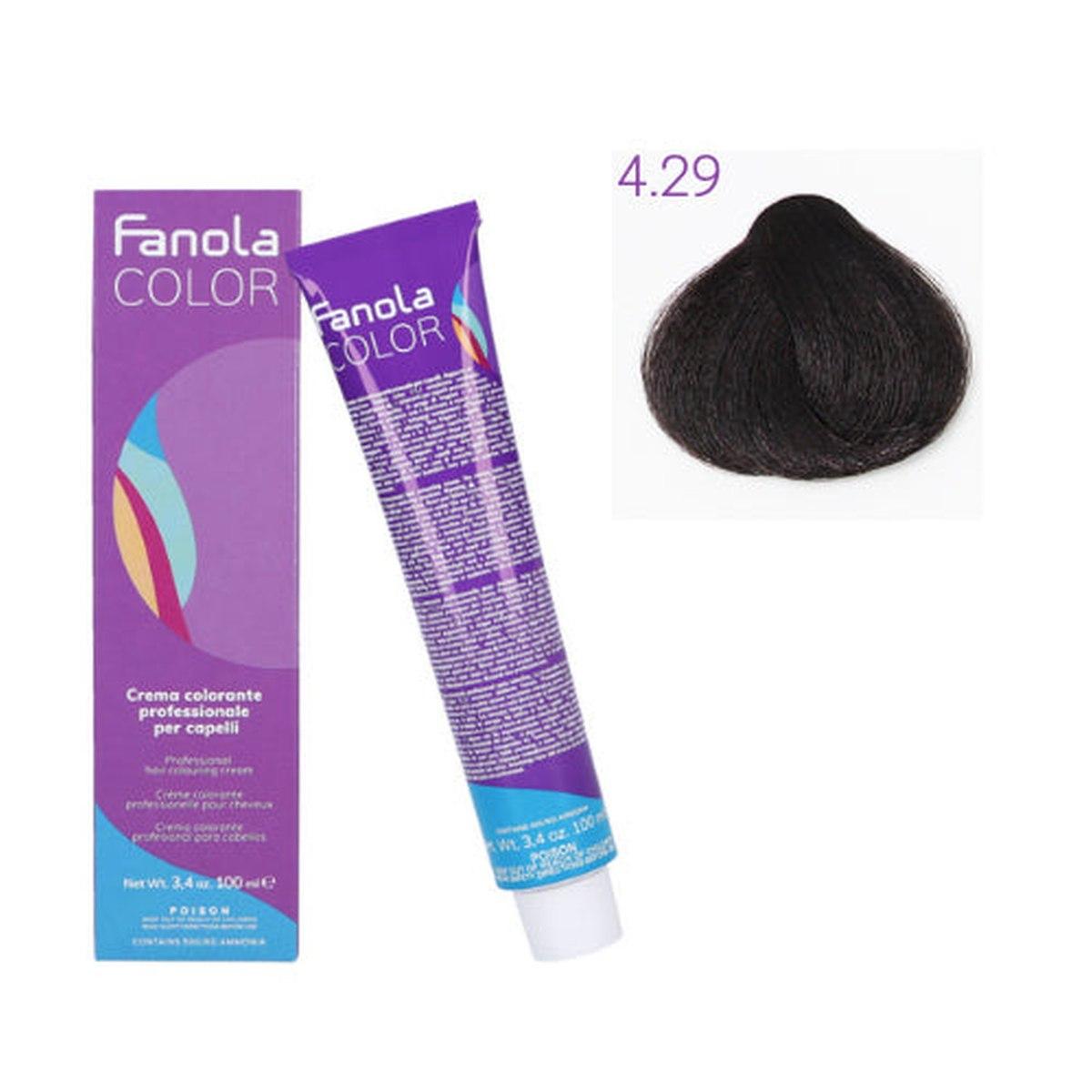 Tinta - Fanola color 4.29 100 ml