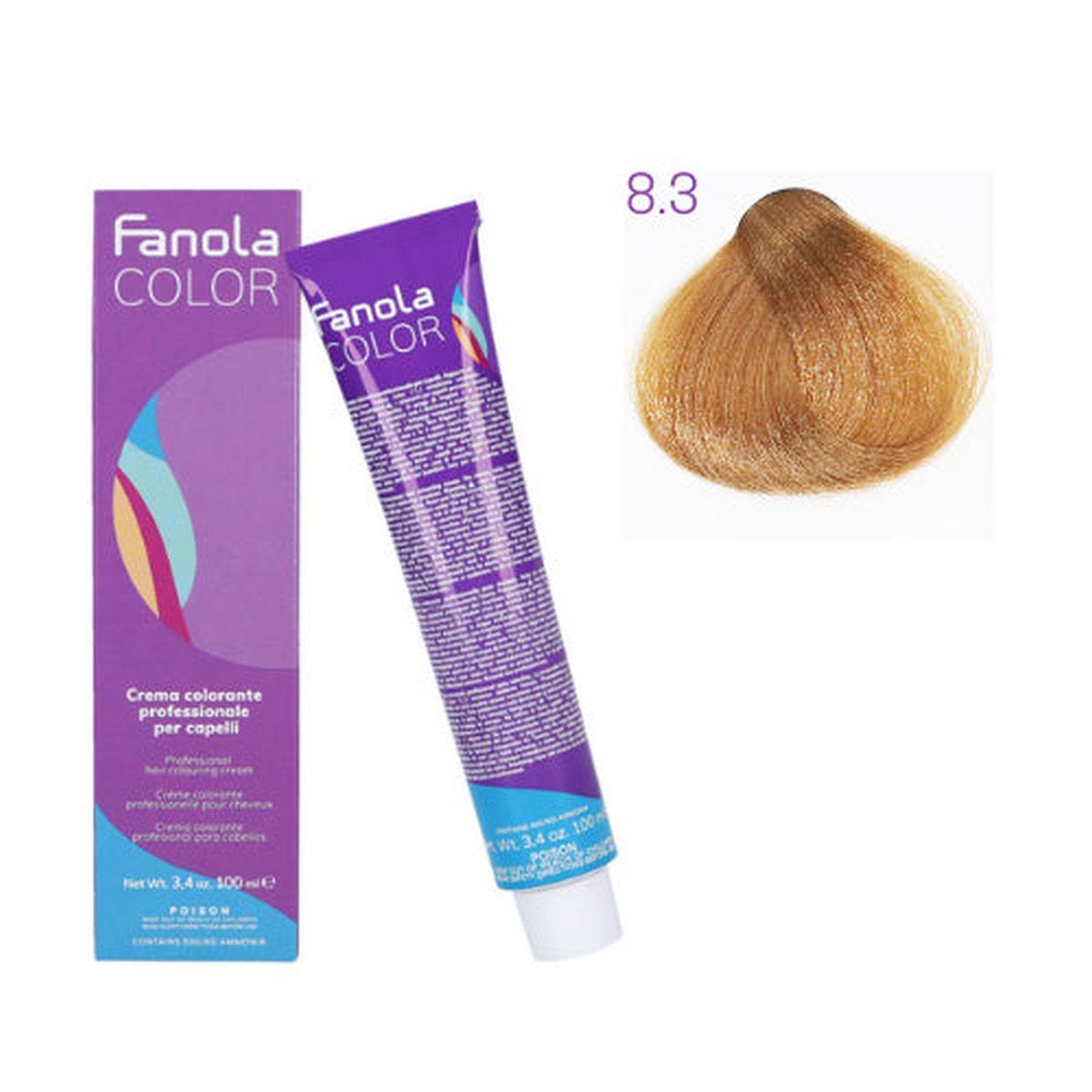 Tinta - Fanola color 8.3 100 ml