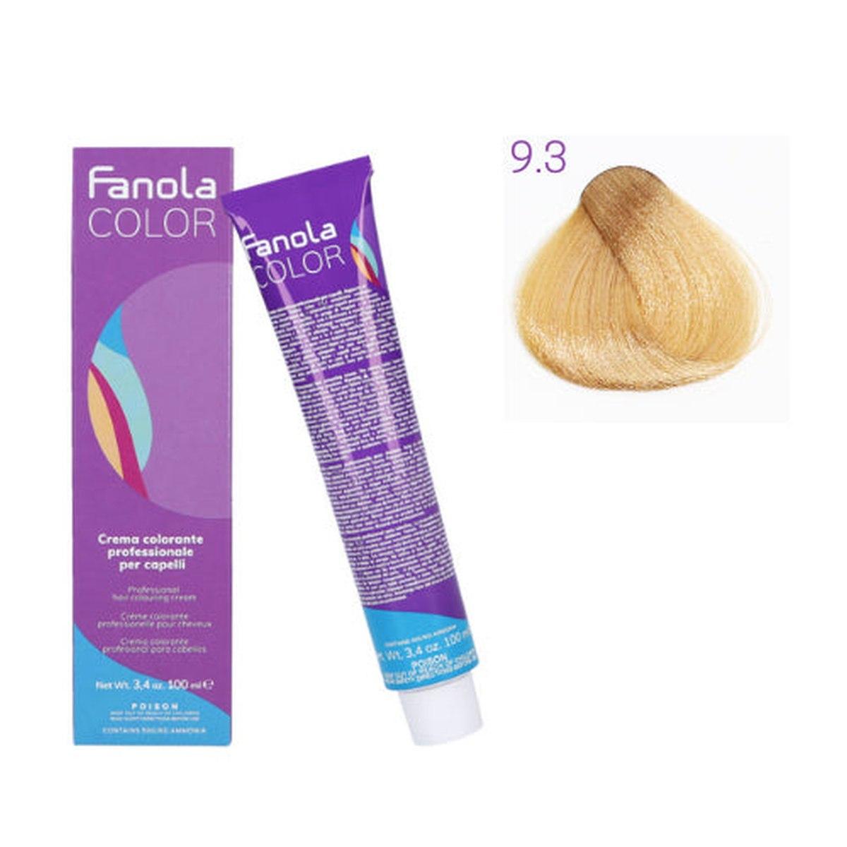 Tinta - Fanola color 9.3 100 ml