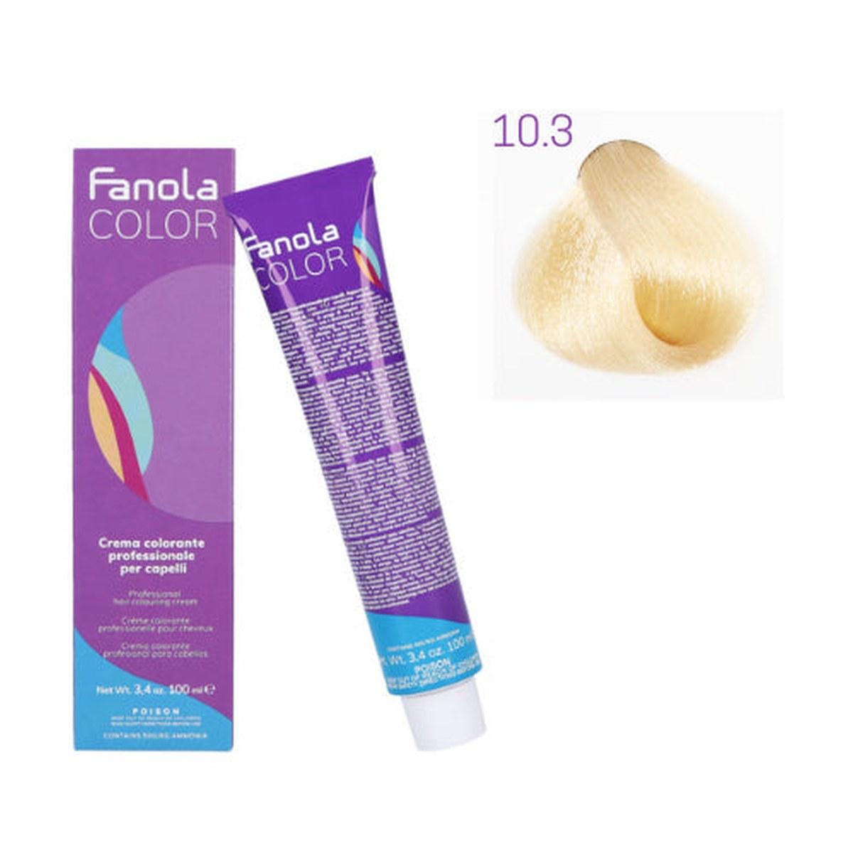 Tinta - Fanola color 10.3 100 ml