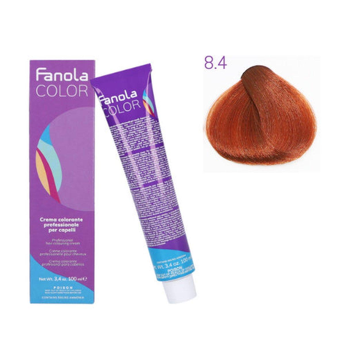 Tinta - Fanola color 8.4 100 ml