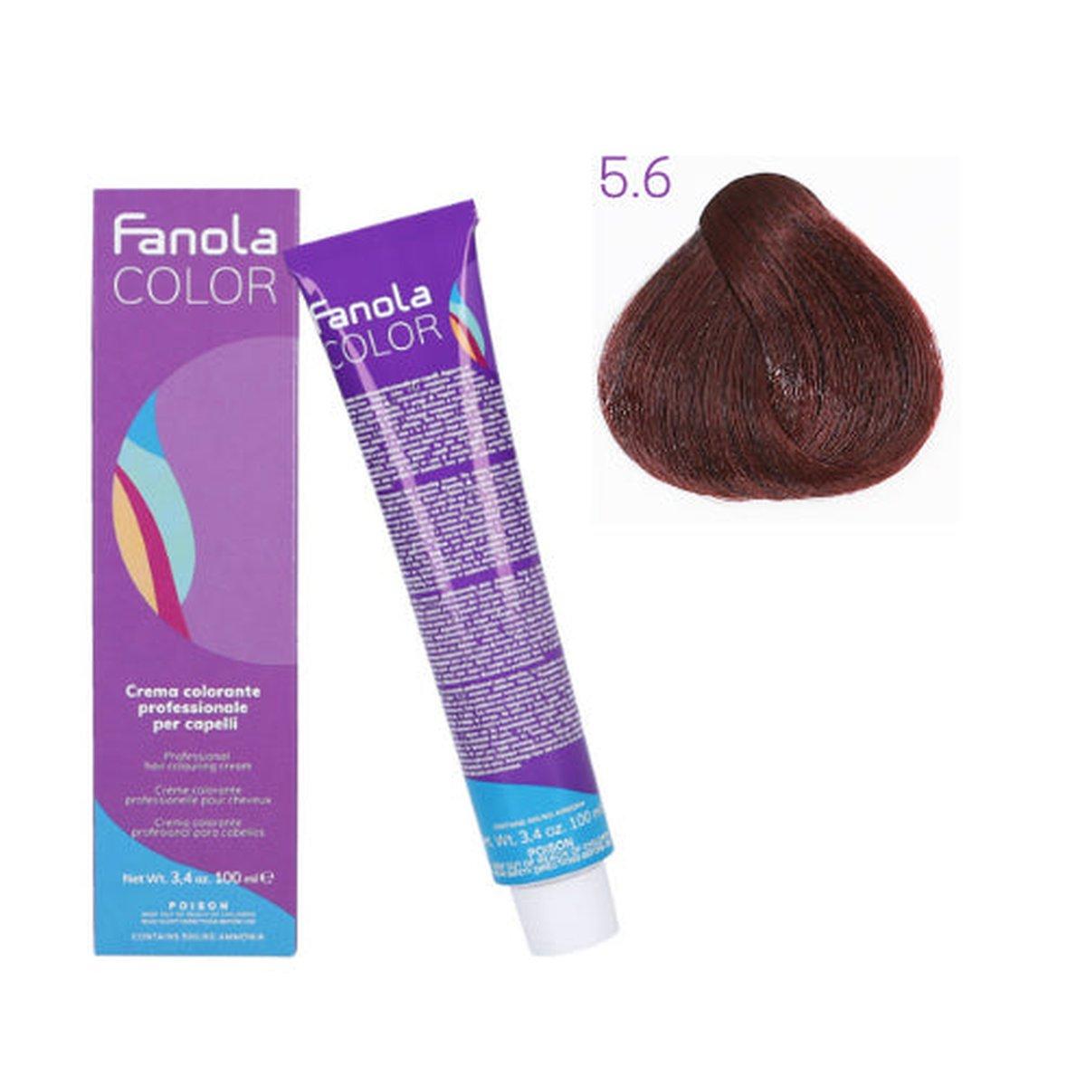 Tinta - Fanola color 5.6 100 ml