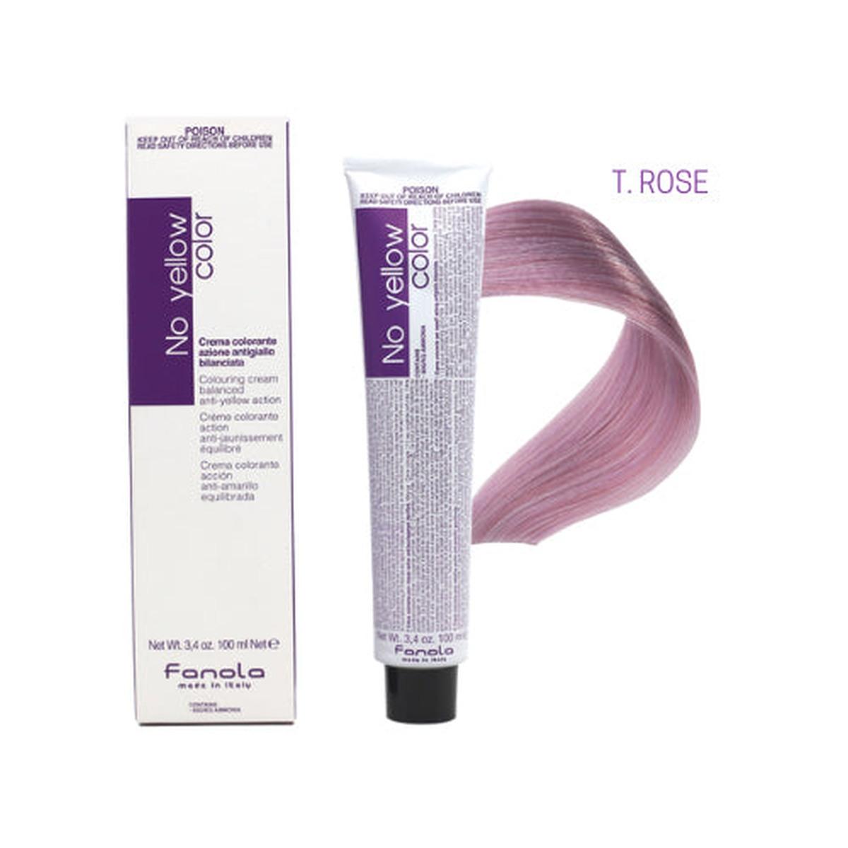 Crema colorante - No yellow color toner rose 100 ml