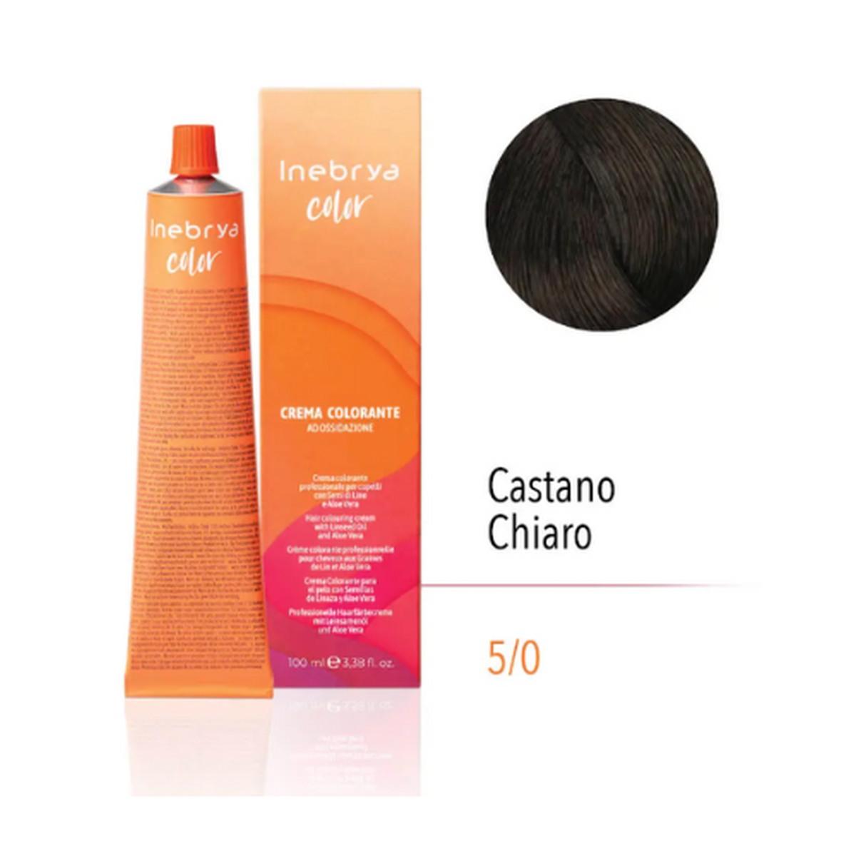 Tinta - Inebrya color 5/0 100 ml