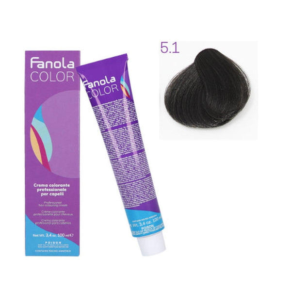 Tinta - Fanola color 5.1 100 ml