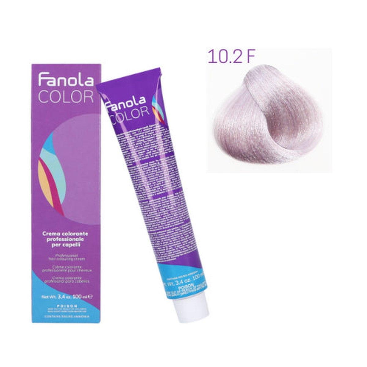 Tinta - Fanola color 10.2 F 100 ml