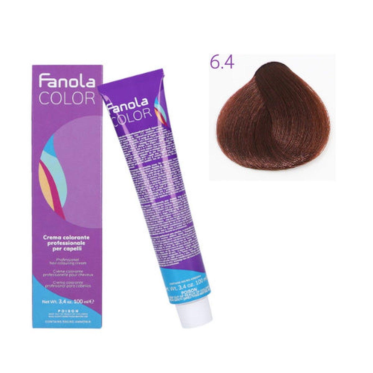 Tinta - Fanola color 6.4 100 ml