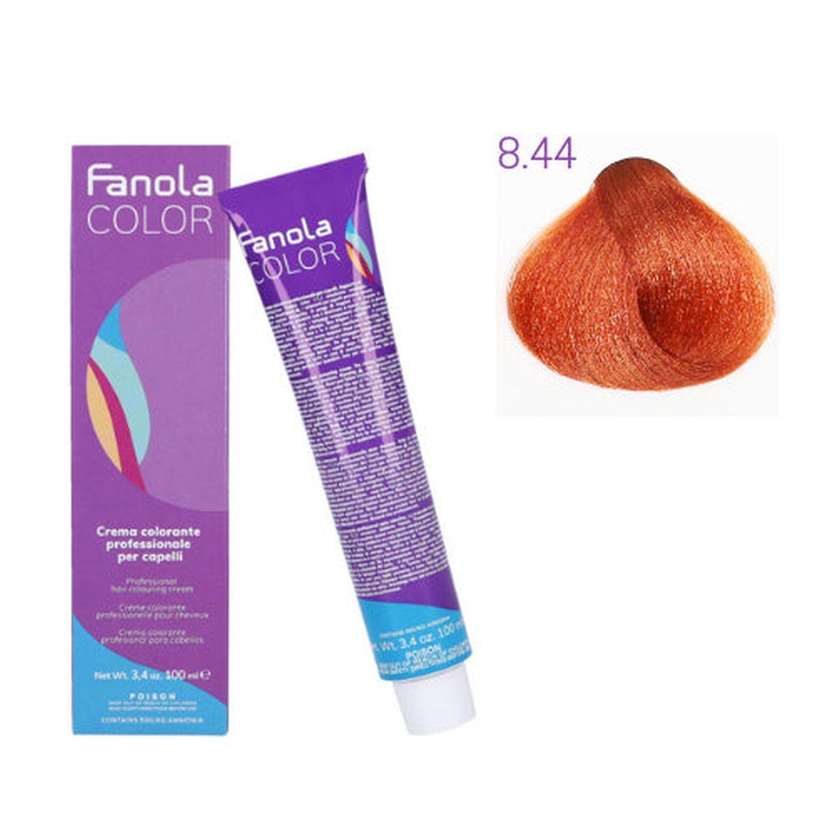 Tinta - Fanola color 8.44 100 ml