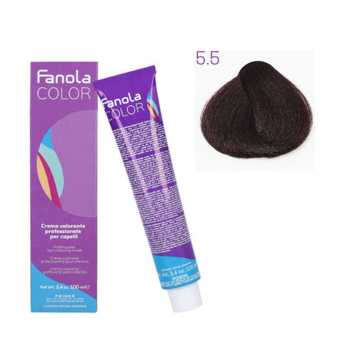 Tinta - Fanola color 5.5 100 ml