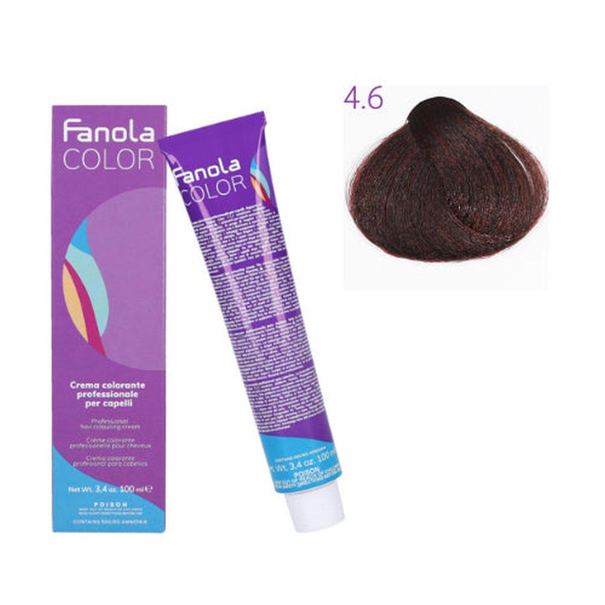 Tinta - Fanola color 4.6 100 ml