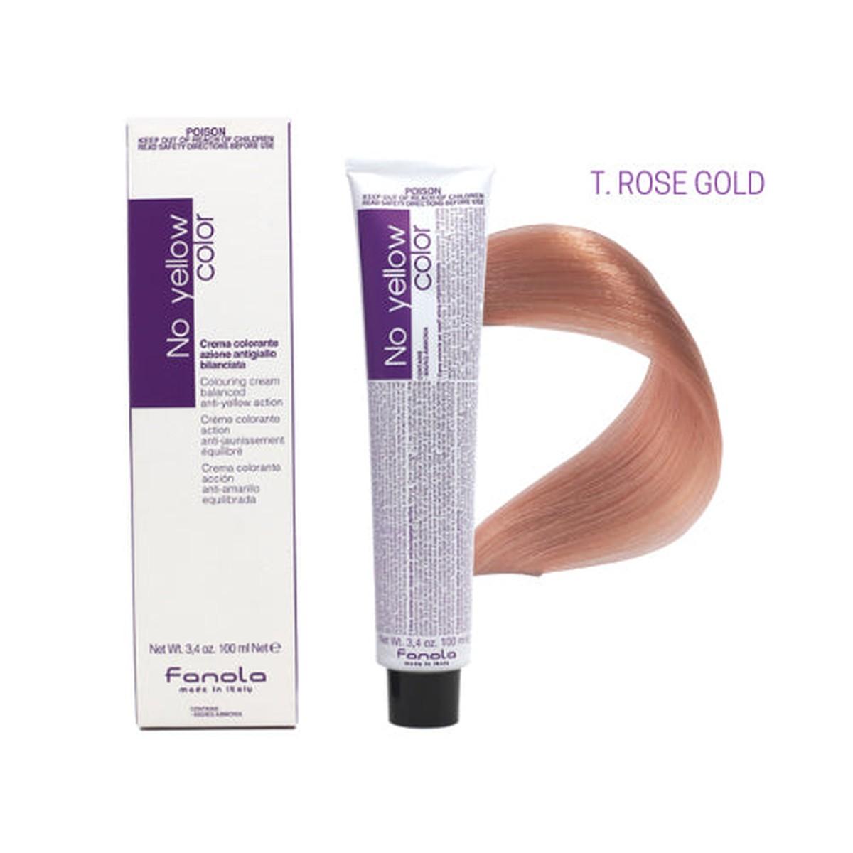 Crema colorante - No yellow color toner rose gold 100 ml