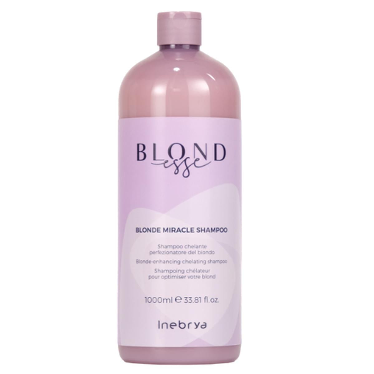 Shampoo per capelli biondi - Inebrya Blond miracle 1000 ml