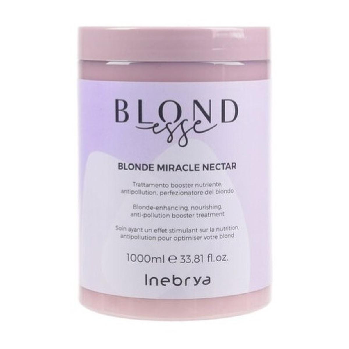 Trattamento per capelli biondi - Inebrya Blonde miracle nectar 1000 ml