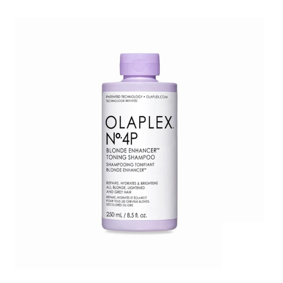 Shampoo per capelli biondi e grigi - Olaplex Blonde enhancer toning shampoo n.4p 250 ml